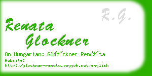 renata glockner business card
